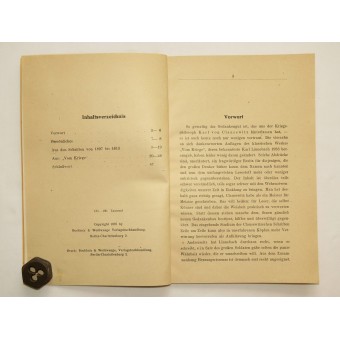 Historische Broschüre Clausewitz Katechismus. Espenlaub militaria